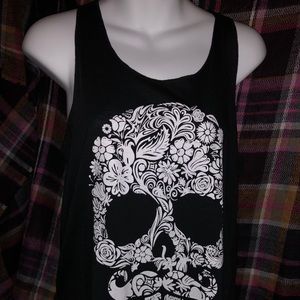 ♨️Flowers Skull Tank Top♨️